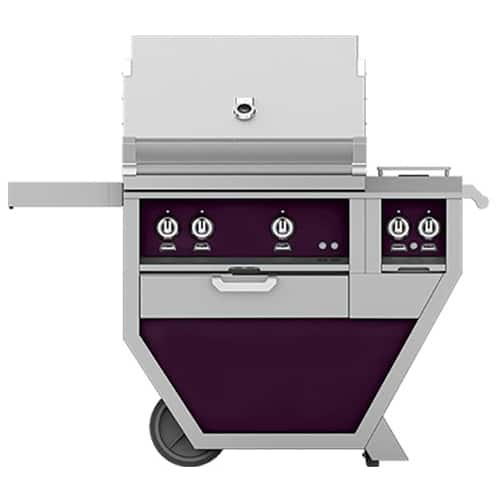 Angle View: Hestan - Deluxe Gas Grill - Lush