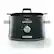 Angle. Calphalon - Calphalon Digital Sauté Slow Cooker, Dark Stainless Steel - Dark Stainless Steel.