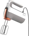 Front Zoom. Oster - FPSTHMNC-WS HeatSoft 7-Speed Hand Mixer - White/Gray.