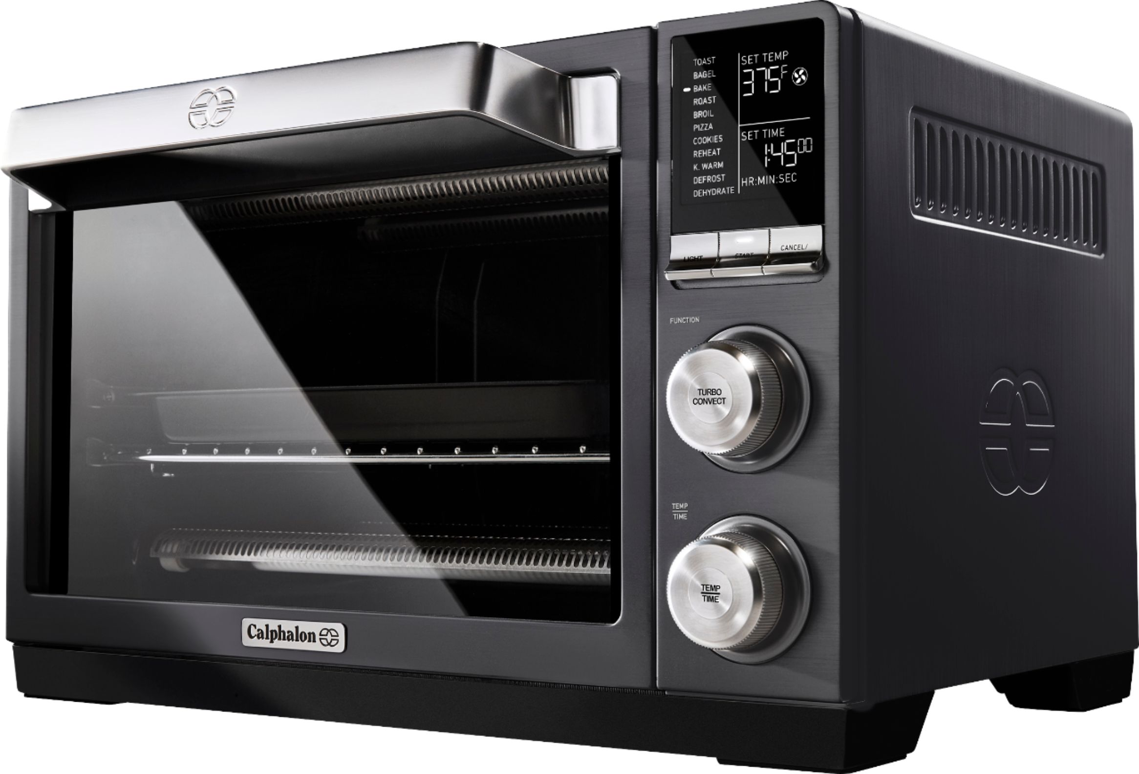 Calphalon Quartz Heat Countertop Toaster Oven with Air Fry, 0.88 Cu. Ft. 