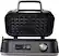 Front. Calphalon - IntelliCrisp Waffle Maker - Dark Stainless Steel.