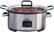 Front. Crock-Pot - 6qt Digital Multi Cooker - Stainless Steel.