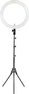 Angle. Sunpak - LED 448 19" Bi-Color Ring Light Kit - Black.