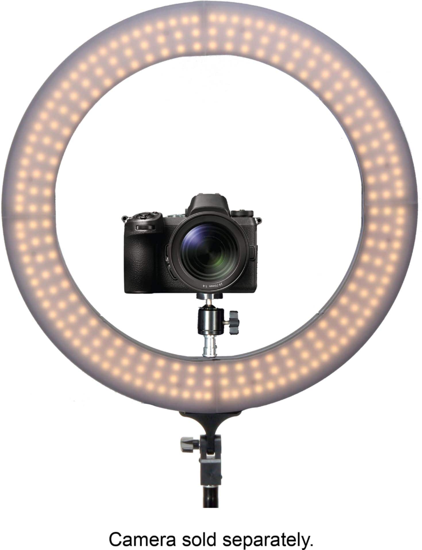 Alt View 21. Sunpak - LED 448 19" Bi-Color Ring Light Kit - Black.
