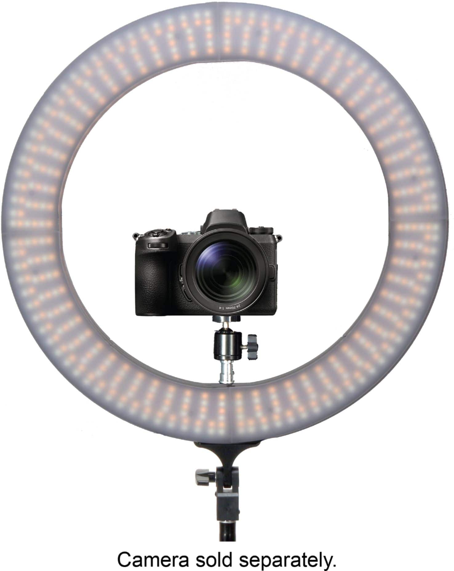 Alt View 22. Sunpak - LED 448 19" Bi-Color Ring Light Kit - Black.