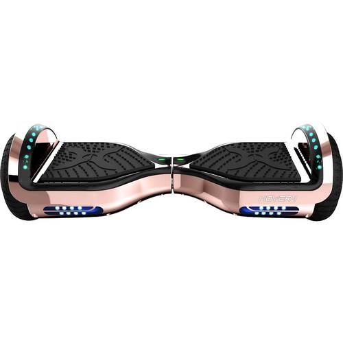 Hover-1 - Chrome 1.0 Electric Self-Balancing Scooter w/6 mi Max Operating Range & 6.2 mph Max Speed - Rose Gold