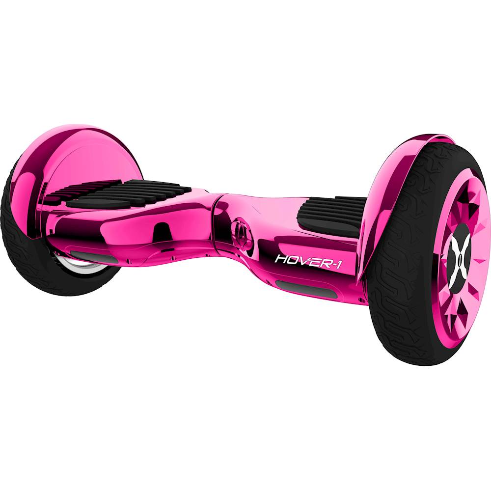 Left View: Hover-1 - Titan Electric Self-Balancing Scooter w/8.4 Max Operating Range & 7.4 mph Max Speed - Pink