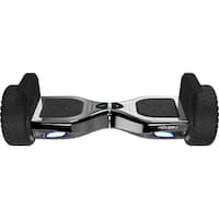 Hover-1 - Nomad Electric Self-Balancing Scooter w/8 mi Max Operating Range & 7.4 mph Max Speed - Gunmetal - Front_Zoom