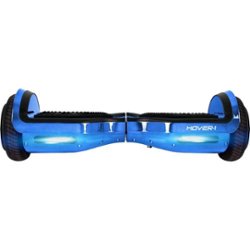 Hover-1 - Chrome 1.0 Electric Self-Balancing Scooter w/6 mi Max Operating Range & 6.2 mph Max Speed - Blue - Front_Zoom