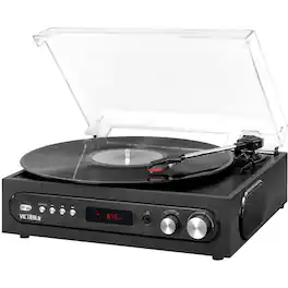 Victrola - Bluetooth Stereo Audio System - Black
