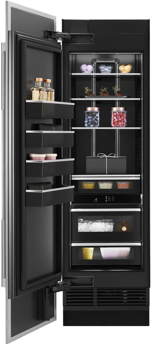 Alt View 15. JennAir - 13.0 Cu. Ft. Upright Wi-Fi Freezer - Custom Panel Ready.