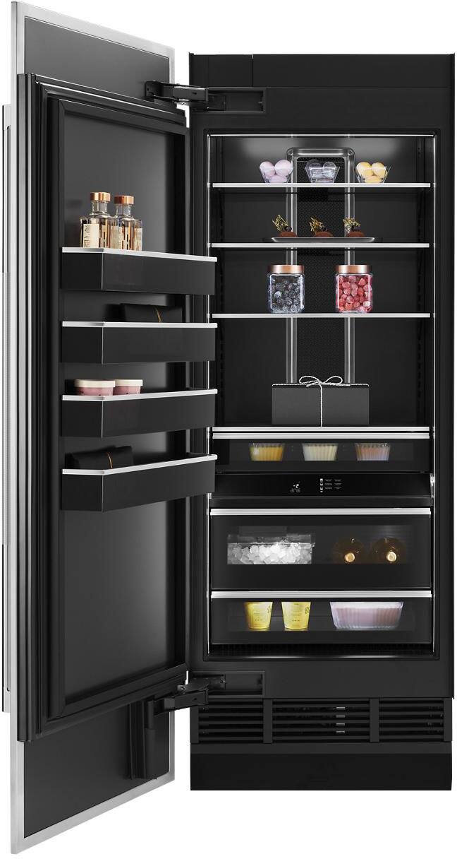 Alt View 15. JennAir - 17.0 Cu. Ft. Upright Wi-Fi Freezer - Custom Panel Ready.