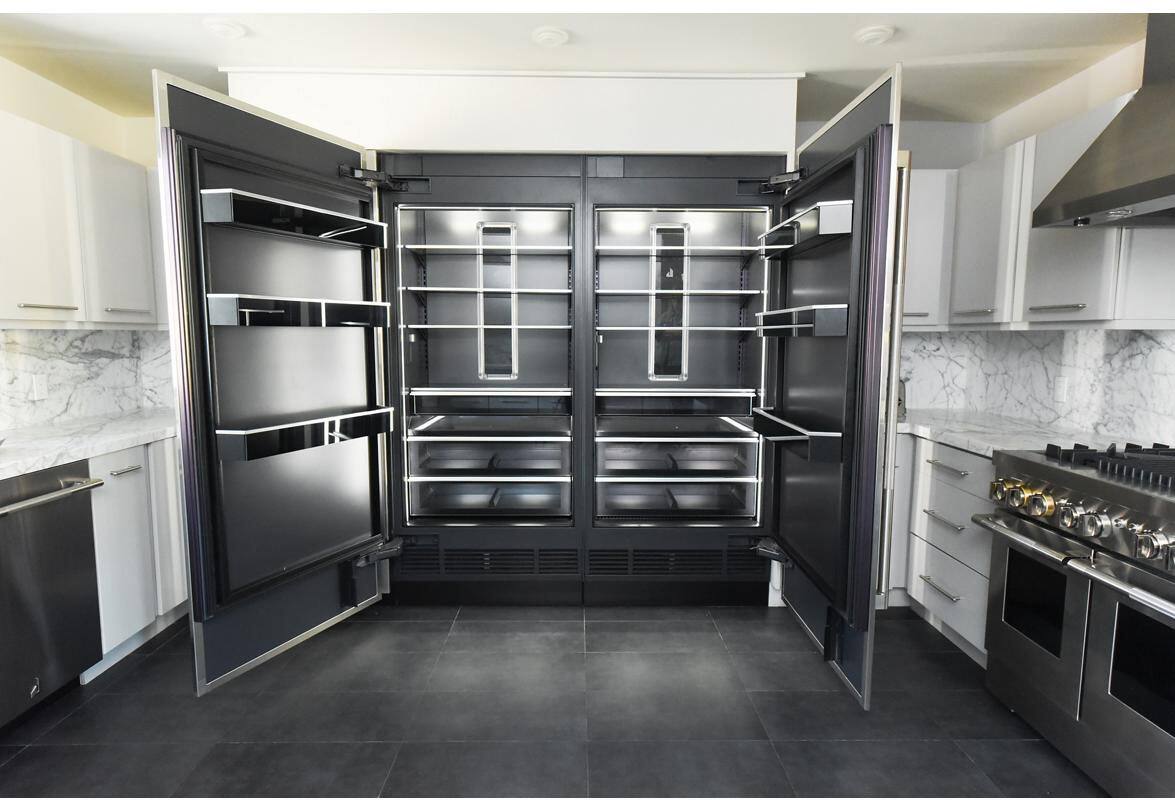 Alt View 18. JennAir - 17.0 Cu. Ft. Upright Wi-Fi Freezer - Custom Panel Ready.