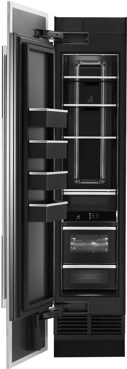 Alt View 16. JennAir - 8.0 Cu. Ft. Upright Wi-Fi Freezer - Custom Panel Ready.