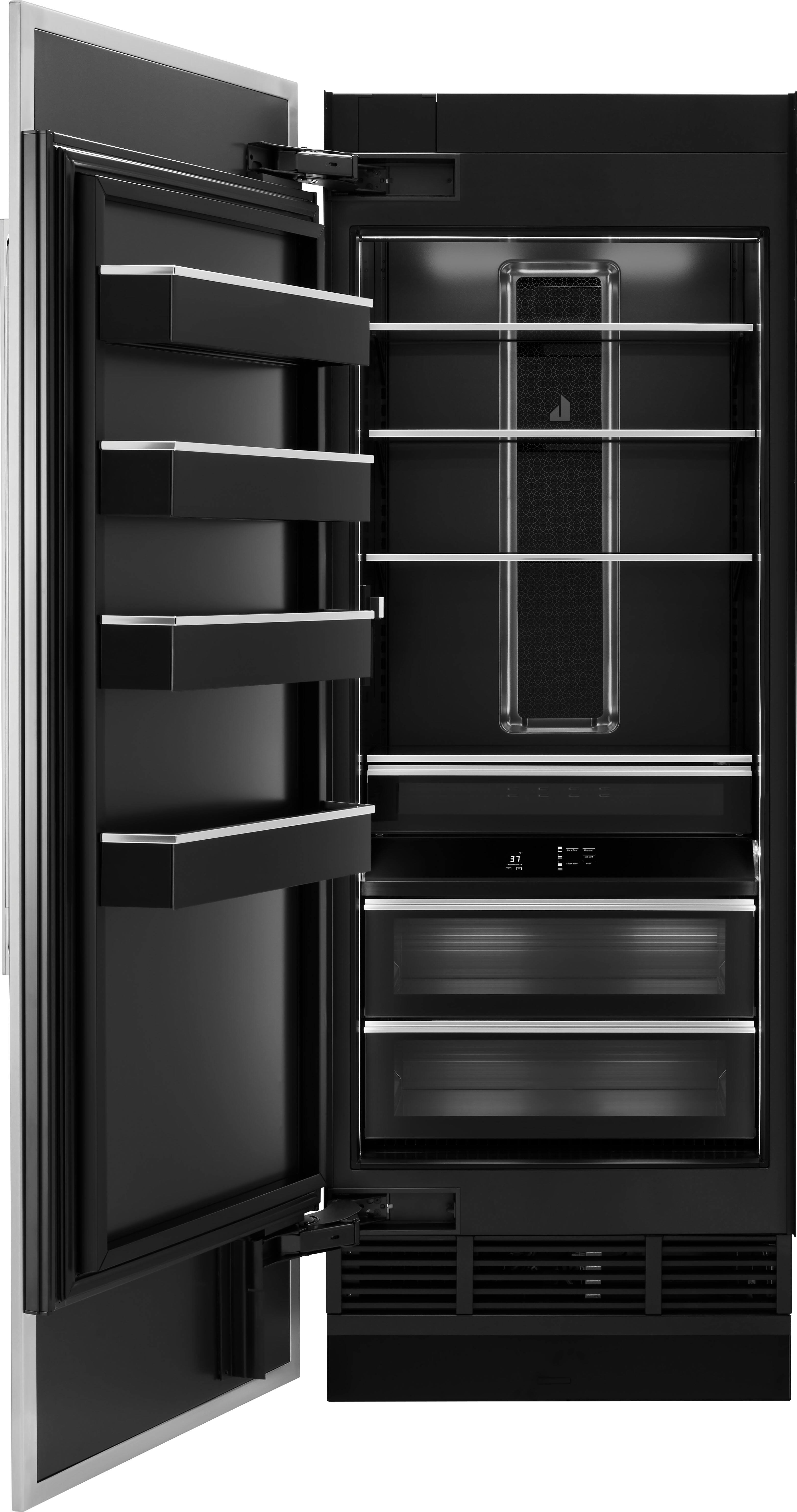 Alt View 1. JennAir - 17 Cu. Ft. Built-In Refrigerator - Custom Panel Ready.