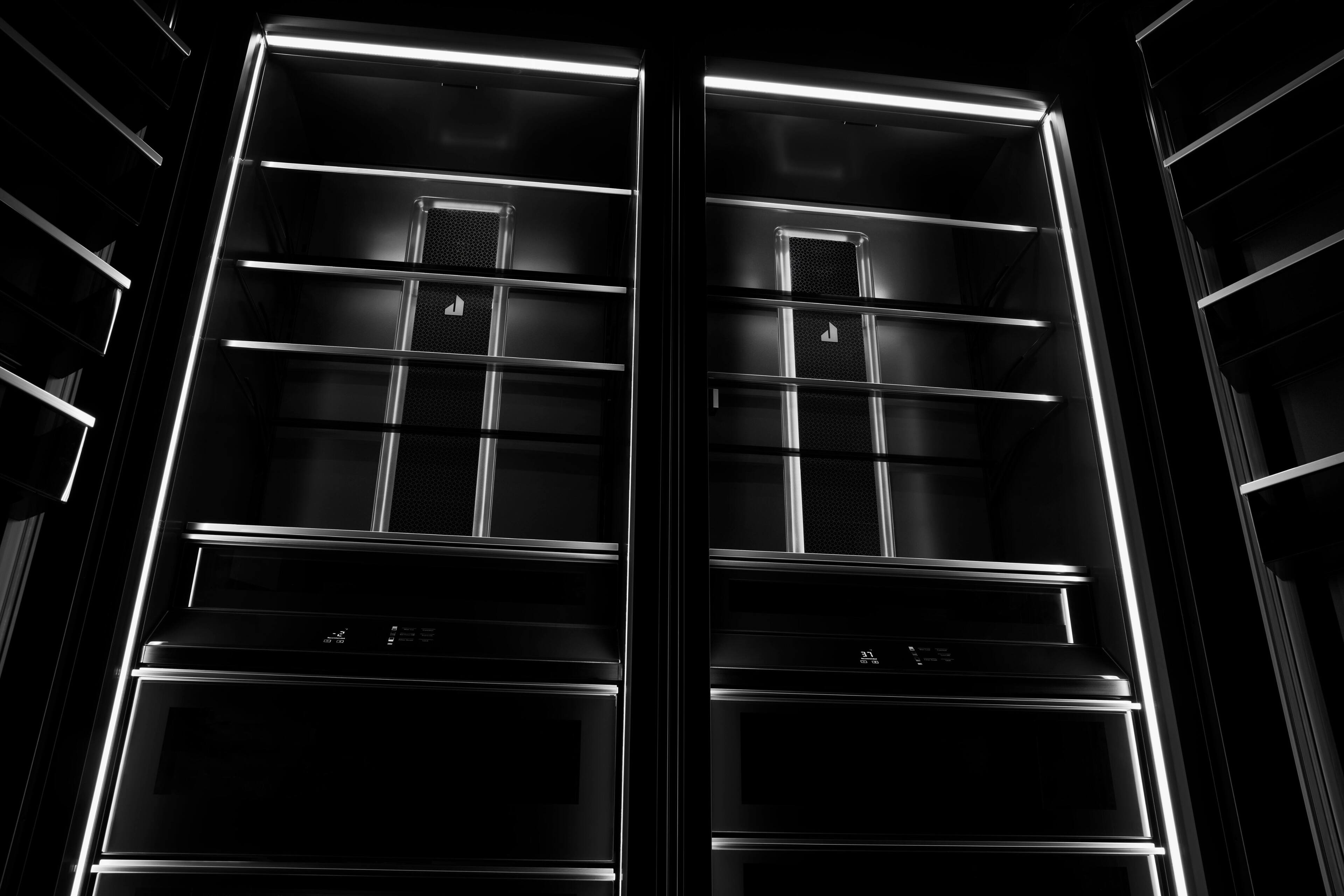 Alt View 5. JennAir - 17 Cu. Ft. Built-In Refrigerator - Custom Panel Ready.