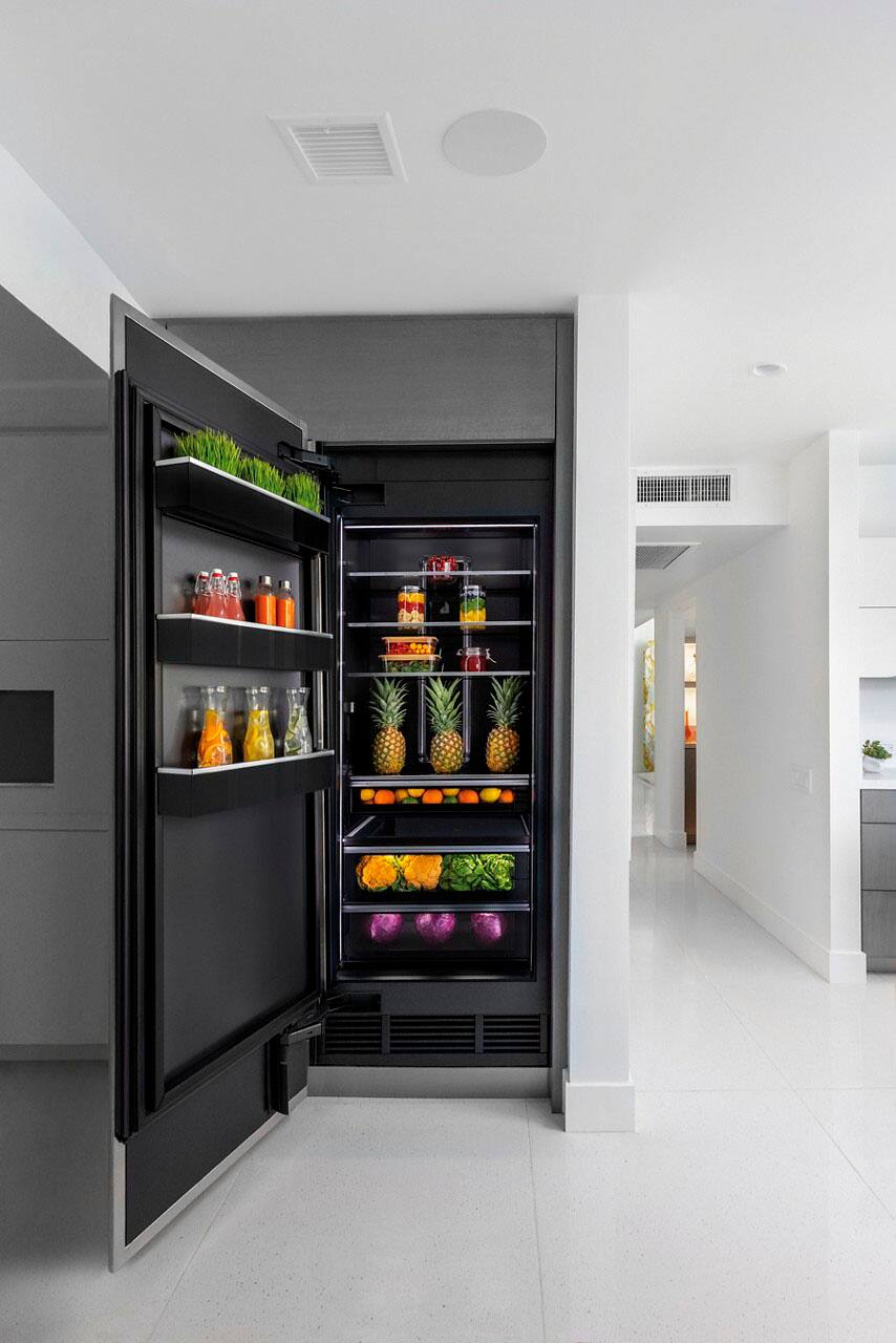 Alt View 13. JennAir - 17 Cu. Ft. Built-In Refrigerator - Custom Panel Ready.