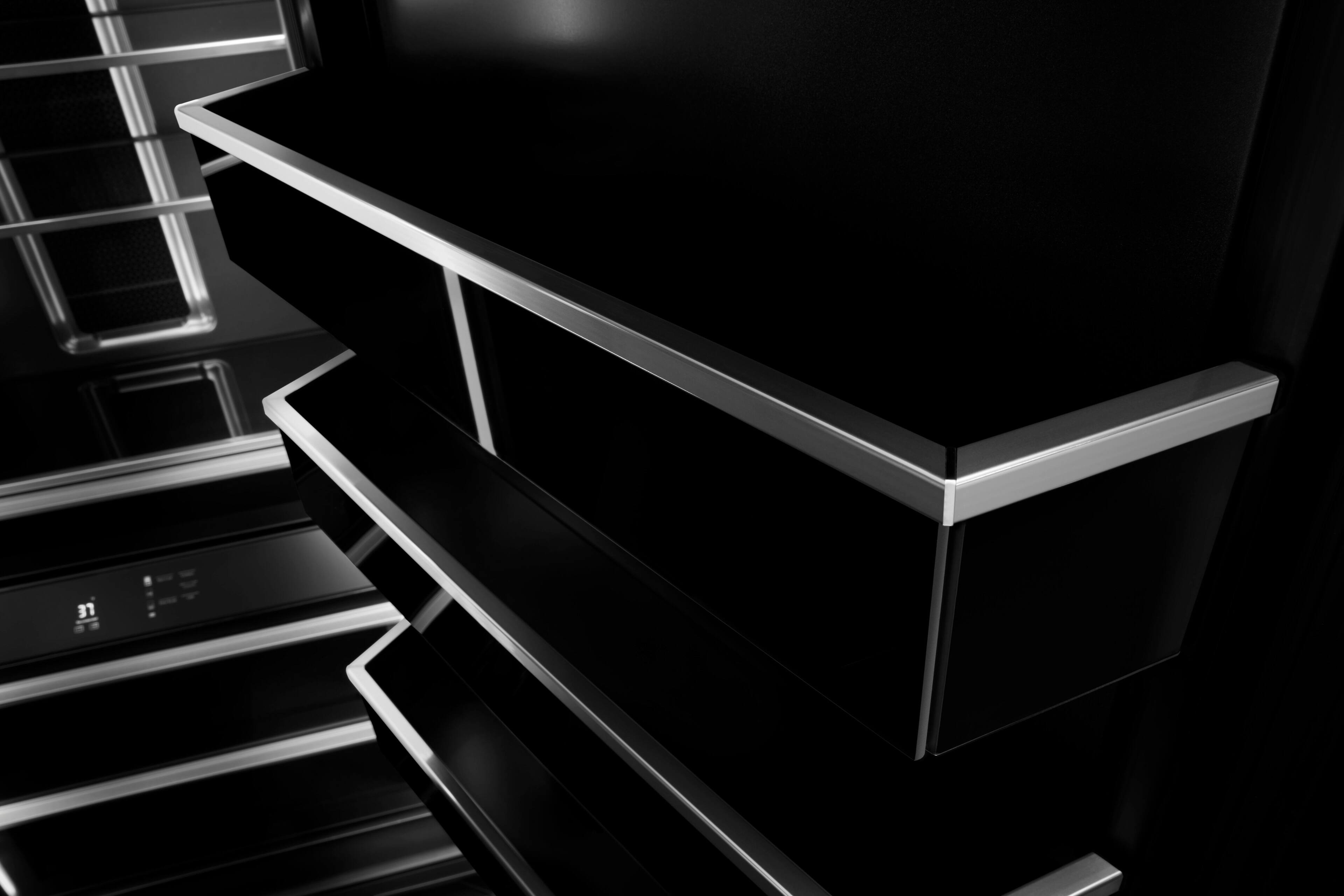 Alt View 5. JennAir - 13.1 Cu. Ft. Built-In Refrigerator - Custom Panel Ready.