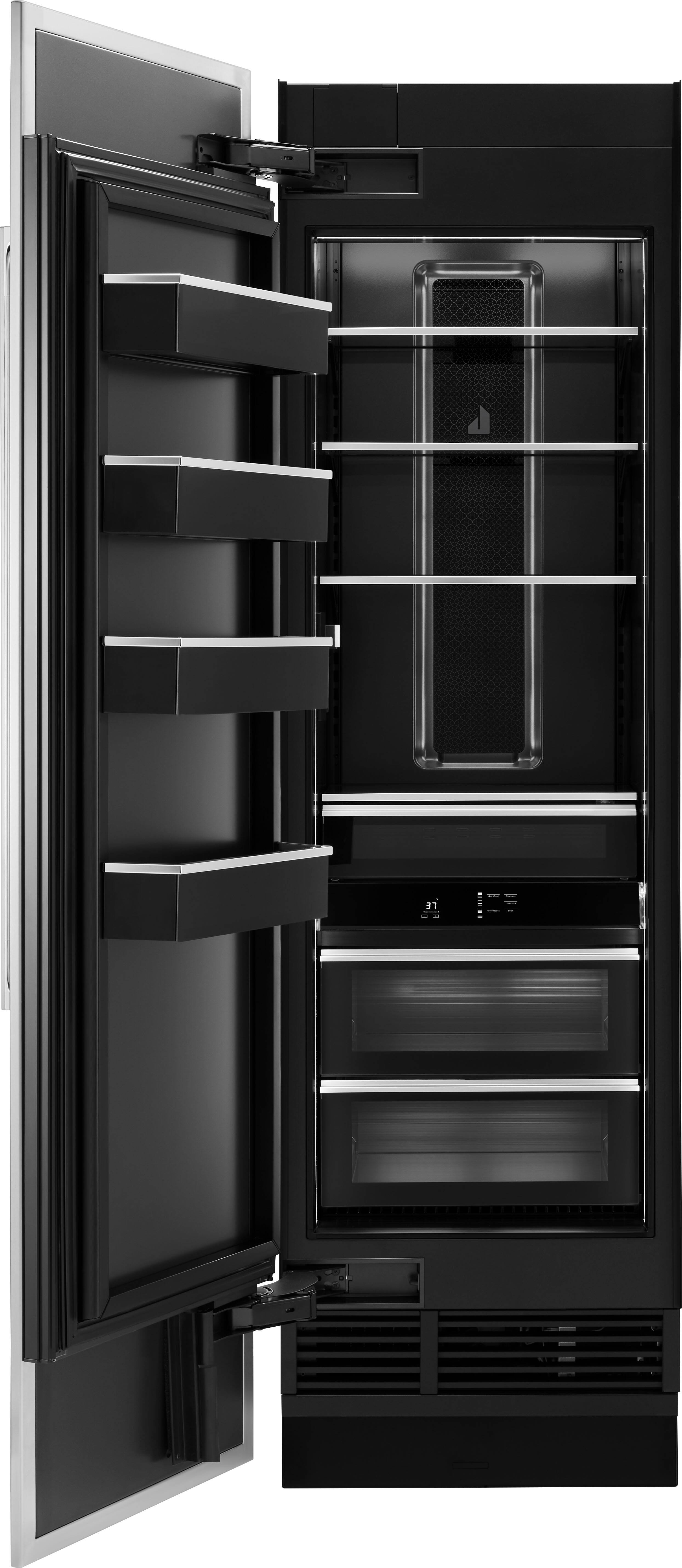 Alt View 1. JennAir - 13.1 Cu. Ft. Built-In Refrigerator - Custom Panel Ready.