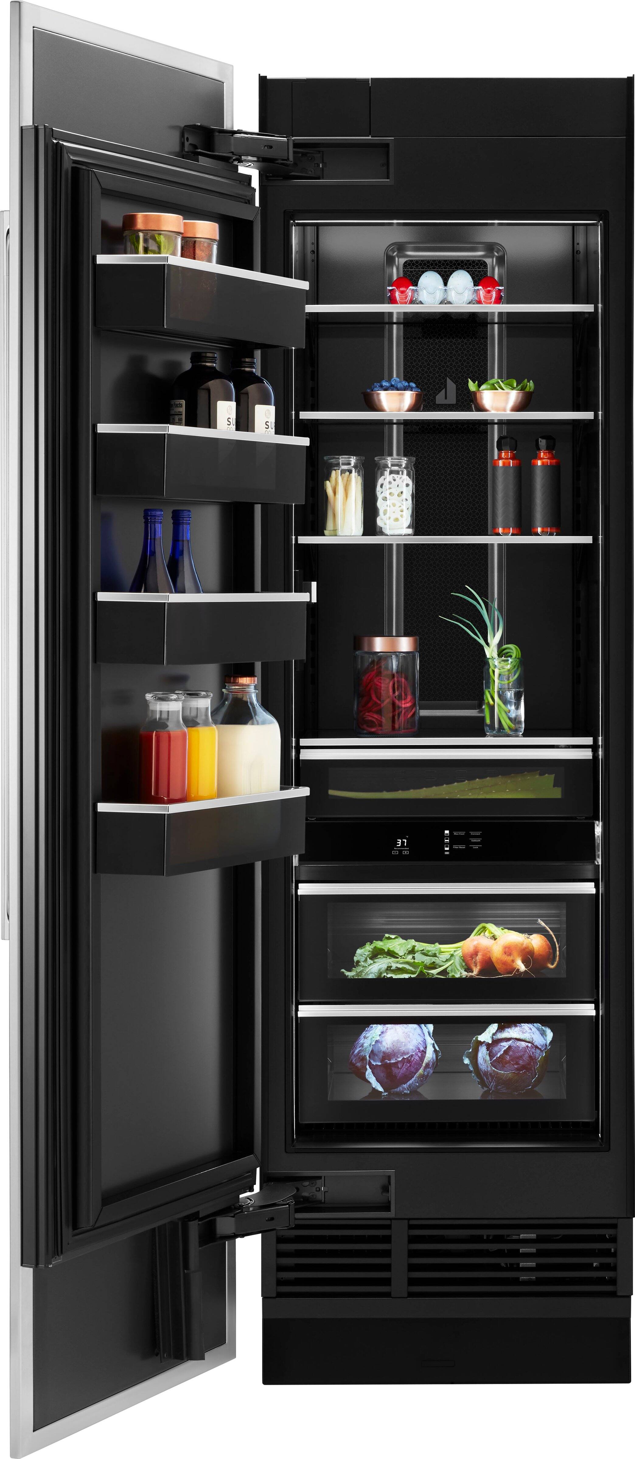 Alt View 2. JennAir - 13.1 Cu. Ft. Built-In Refrigerator - Custom Panel Ready.