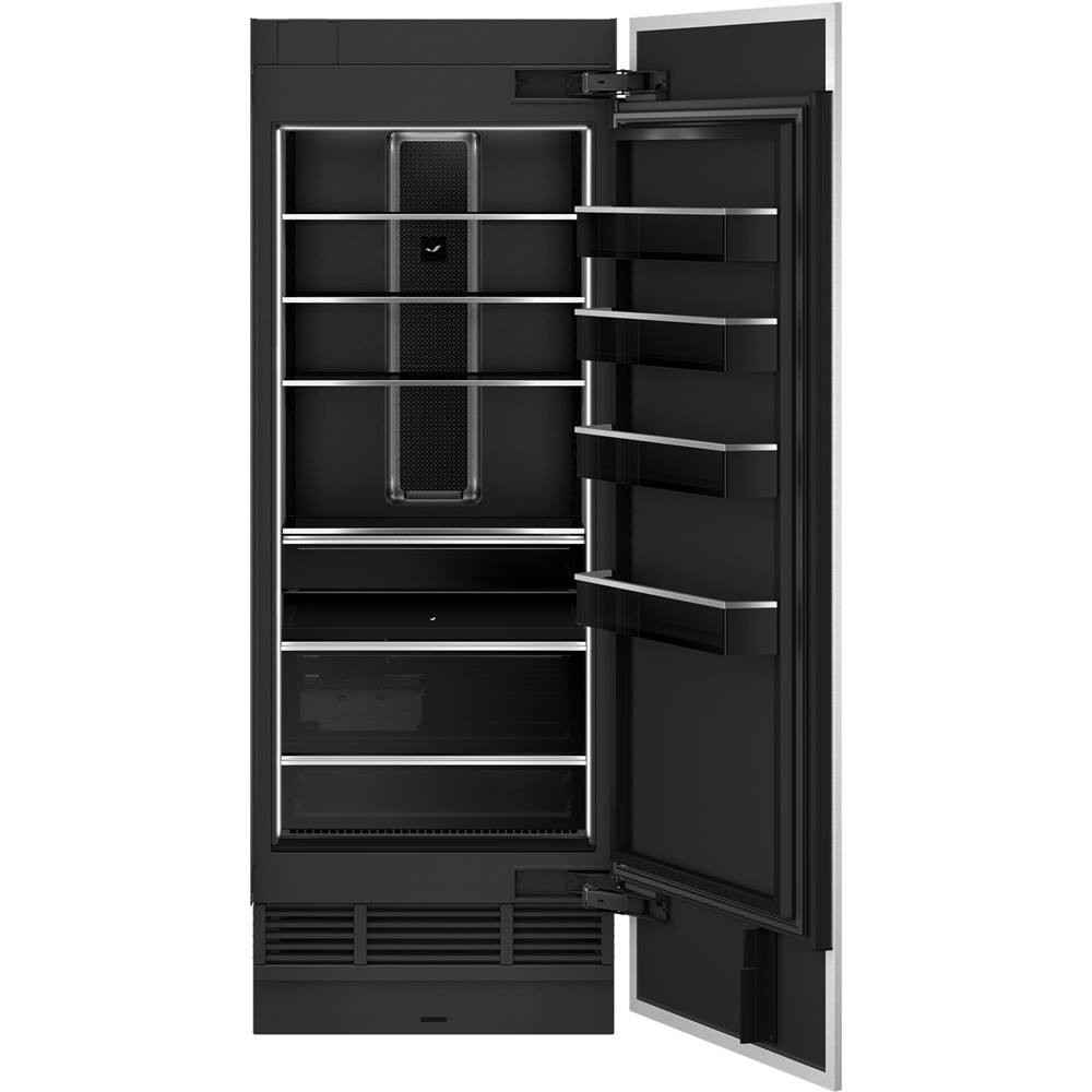 Alt View 11. JennAir - 17.0 Cu. Ft. Upright Wi-Fi Freezer - Custom Panel Ready.