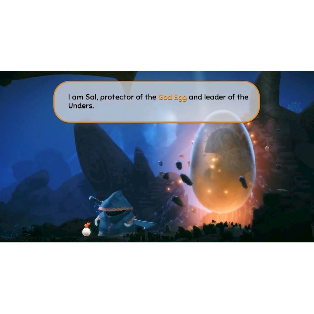 I am Sal, protector of the God Egg and leader of the Unders.