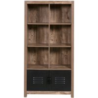OneSpace - Norwood Range Collection 6-Shelf Bookcase - Natural Oak - Front_Zoom