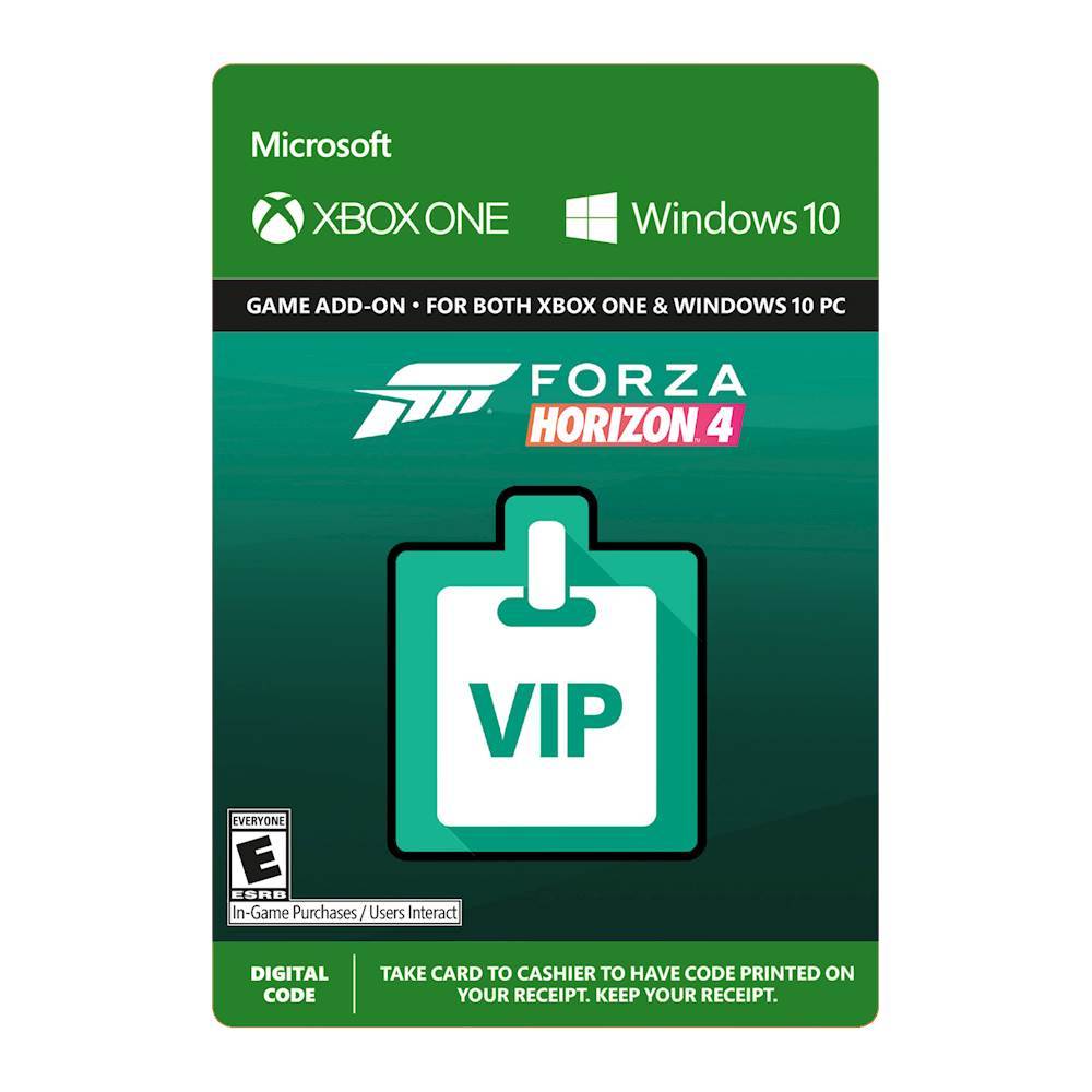 Pak om te zetten Verstenen Ontdekking Forza Horizon 4 VIP Pass VIP Edition Windows, Xbox One [Digital] 7CN-00042  - Best Buy