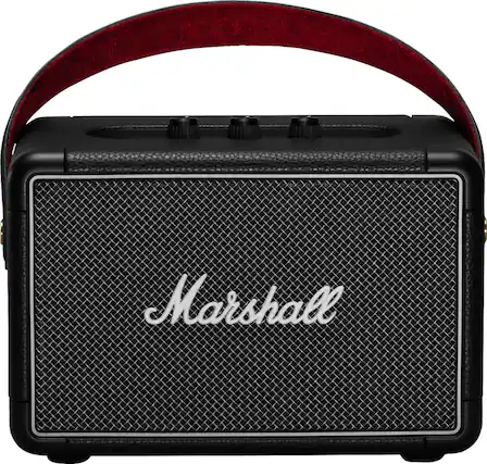 Front. Marshall - Kilburn II Portable Bluetooth Speaker - Black.