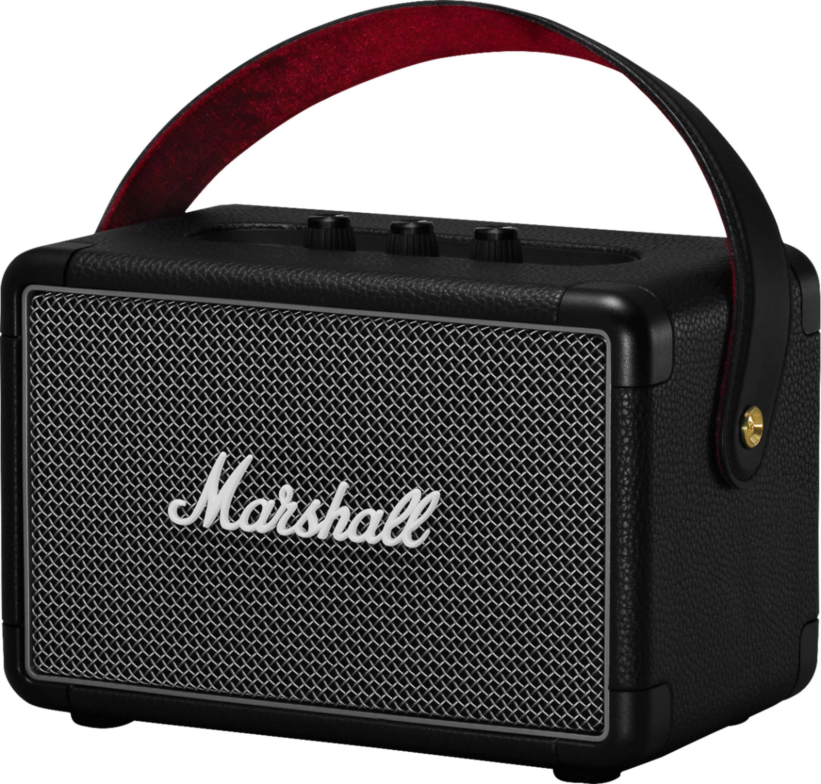 Left. Marshall - Kilburn II Portable Bluetooth Speaker - Black.