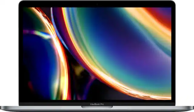 Front. Apple - Apple - MacBook Pro - 13" Display with Touch Bar - Intel Core i5 - 16GB Memory - 1TB SSD - Space Gray - Space Gray.