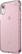 Front. Speck - Presidio Clear + Glitter Case for Apple® iPhone® XR - Bella Pink With Gold Glitter.