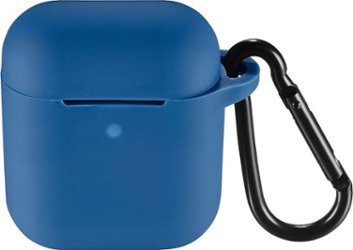Insignia™ - Case for Apple AirPods - Blue - Front_Zoom