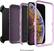 Alt View 13. OtterBox - Defender Series Pro Case for Apple® iPhone® X and XS - Purple Nebula.