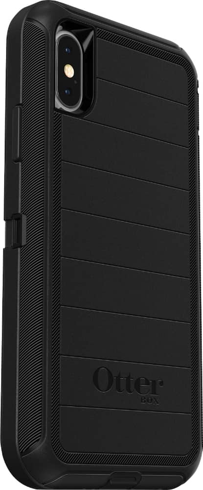 defender series pro case for apple iphone x and xs - black defender series pro case for apple iphone x and xs - black