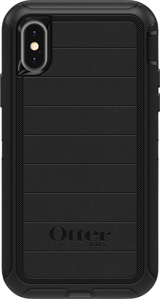 defender series pro case for apple iphone x and xs - black defender series pro case for apple iphone x and xs - black