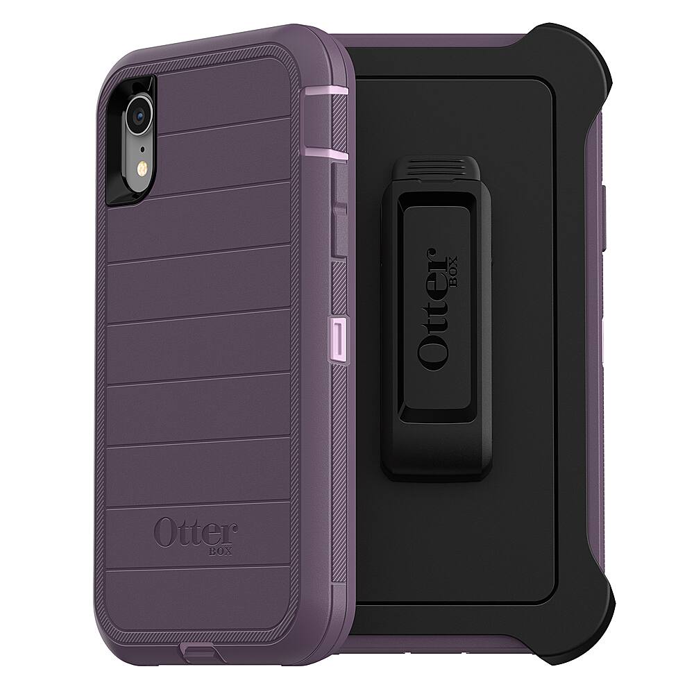 Alt View 18. OtterBox - Defender Series Pro Case for Apple® iPhone® XR - Purple Nebula.