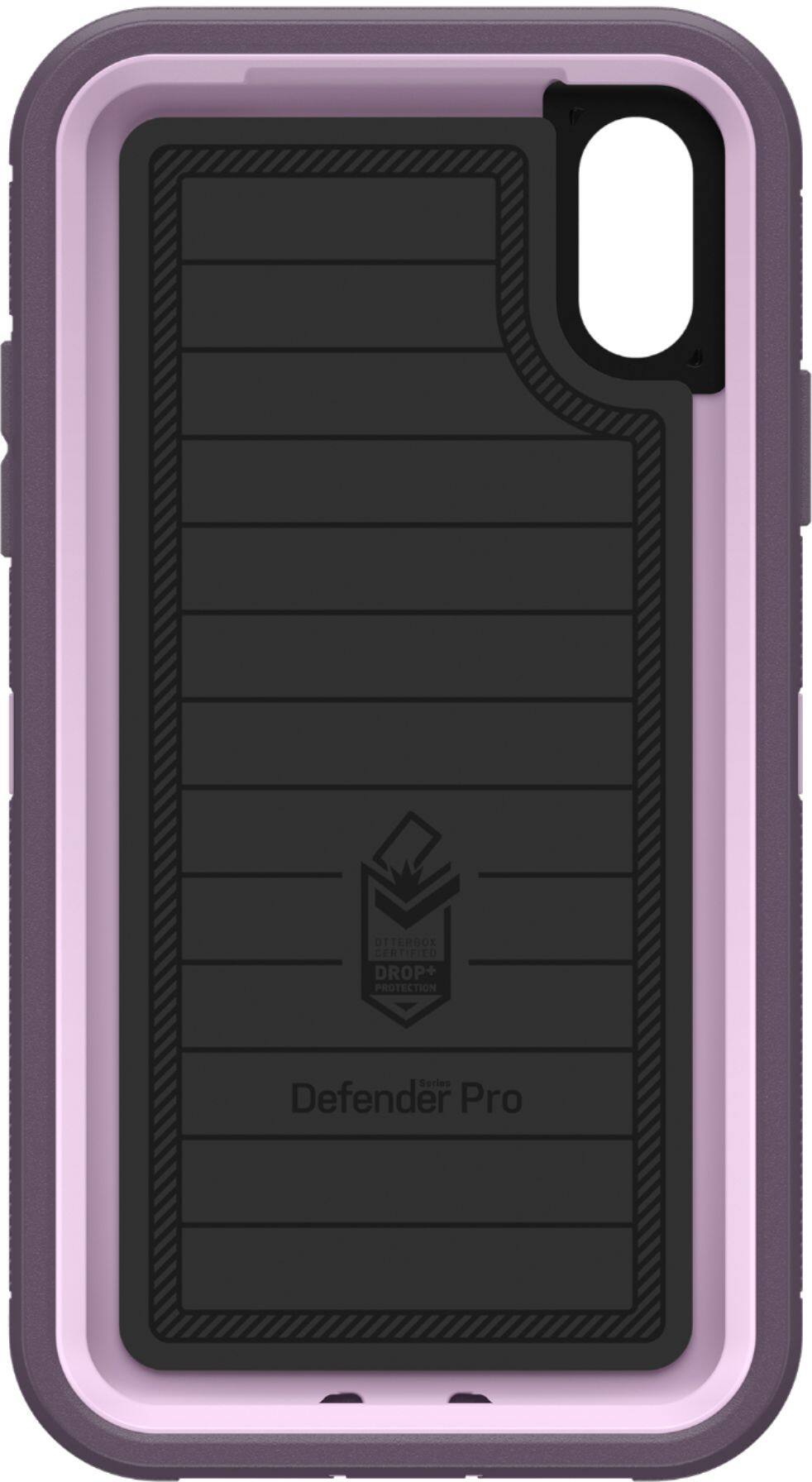 Alt View 3. OtterBox - Defender Series Pro Case for Apple® iPhone® XR - Purple Nebula.