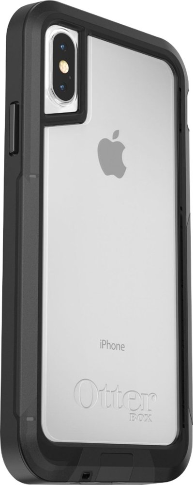 pursuit series modular case for apple iphone x and xs - black/clear