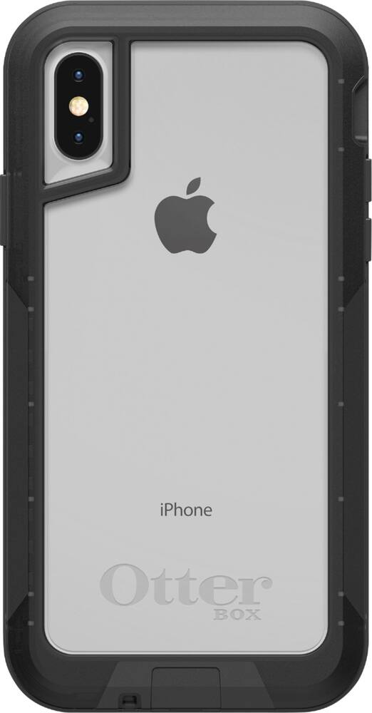 pursuit series modular case for apple iphone x and xs - black/clear