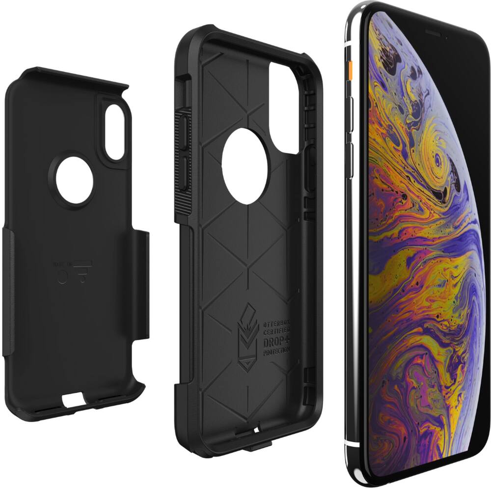 commuter case for apple iphone x and xs - black