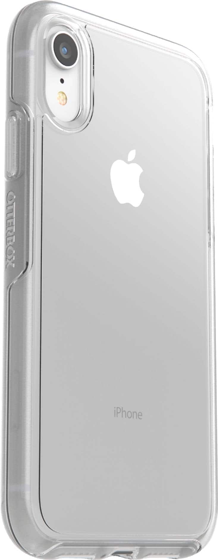 Angle View: OtterBox - Symmetry Series Case for Apple® iPhone® XR - Clear