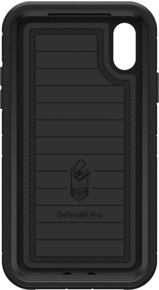 defender series pro case for apple iphone xr - black