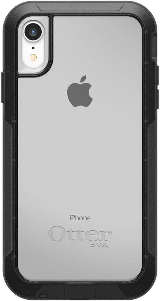 pursuit series case for apple iphone xr - black/clear