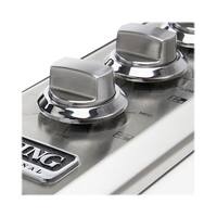 Viking - Control Knob Set for Professional 5 Series VECU53616BSB - Stainless Steel - Front_Zoom