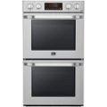 Front Zoom. LG - STUDIO 30" Built-In Double Electric Convection Wall Oven with Wifi and EasyClean - Stainless steel.