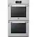 Front. LG - STUDIO 30" Smart Built-In Electric Convection Double Wall Oven with EasyClean - Stainless steel.