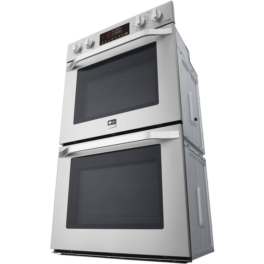Alt View 11. LG - STUDIO 30" Smart Built-In Electric Convection Double Wall Oven with EasyClean - Stainless steel.