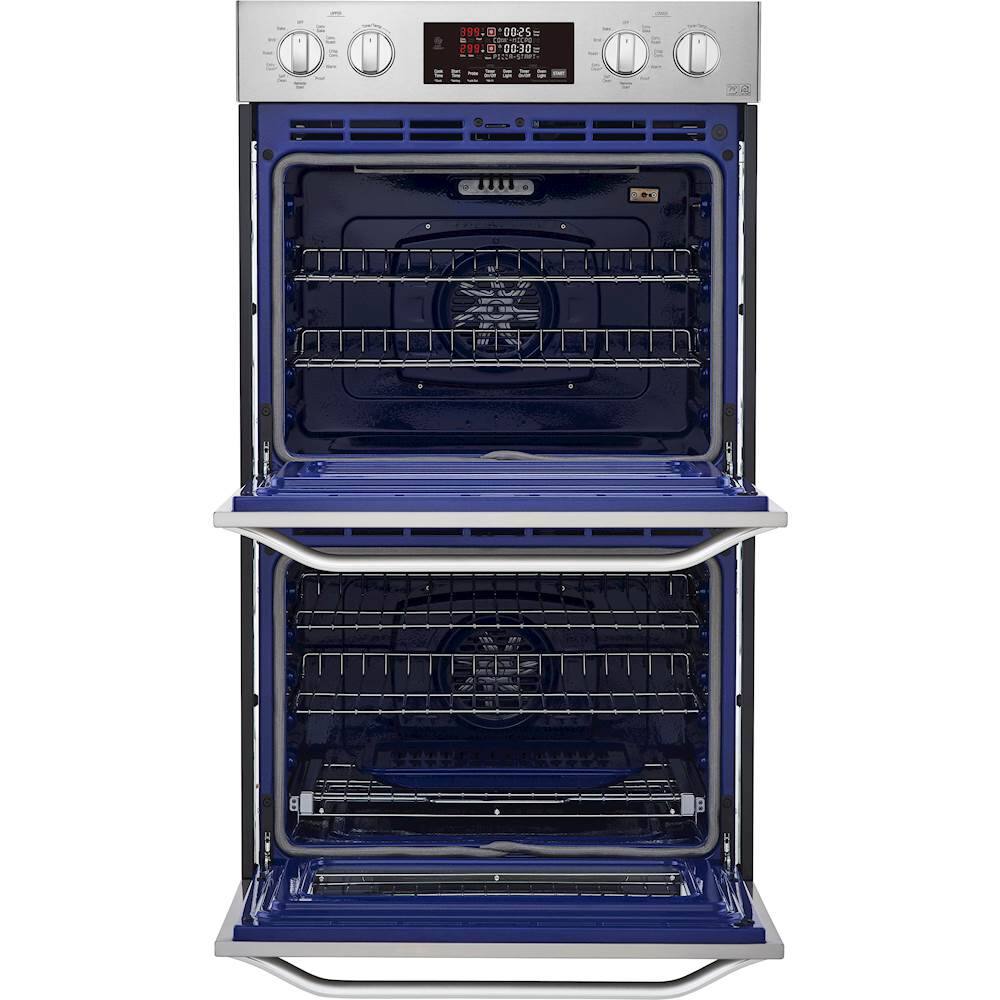 Alt View 12. LG - STUDIO 30" Smart Built-In Electric Convection Double Wall Oven with EasyClean - Stainless steel.