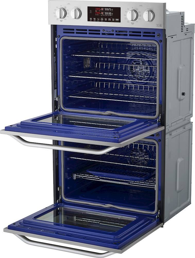 Alt View 17. LG - STUDIO 30" Smart Built-In Electric Convection Double Wall Oven with EasyClean - Stainless steel.